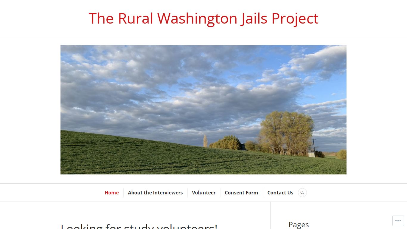 The Rural Washington Jails Project